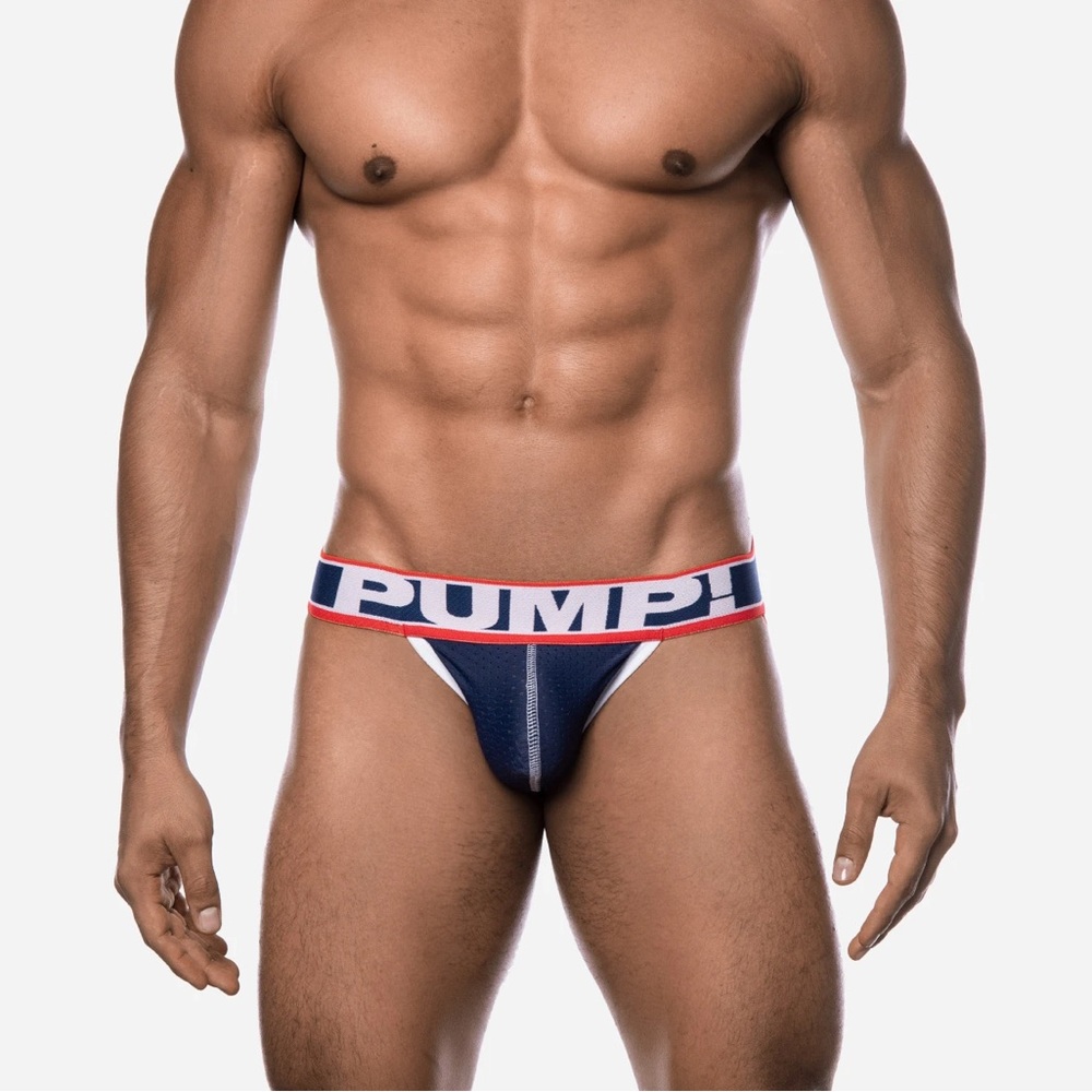 PUMP! brand jockstrap Big League Jock model #15028 in size M.